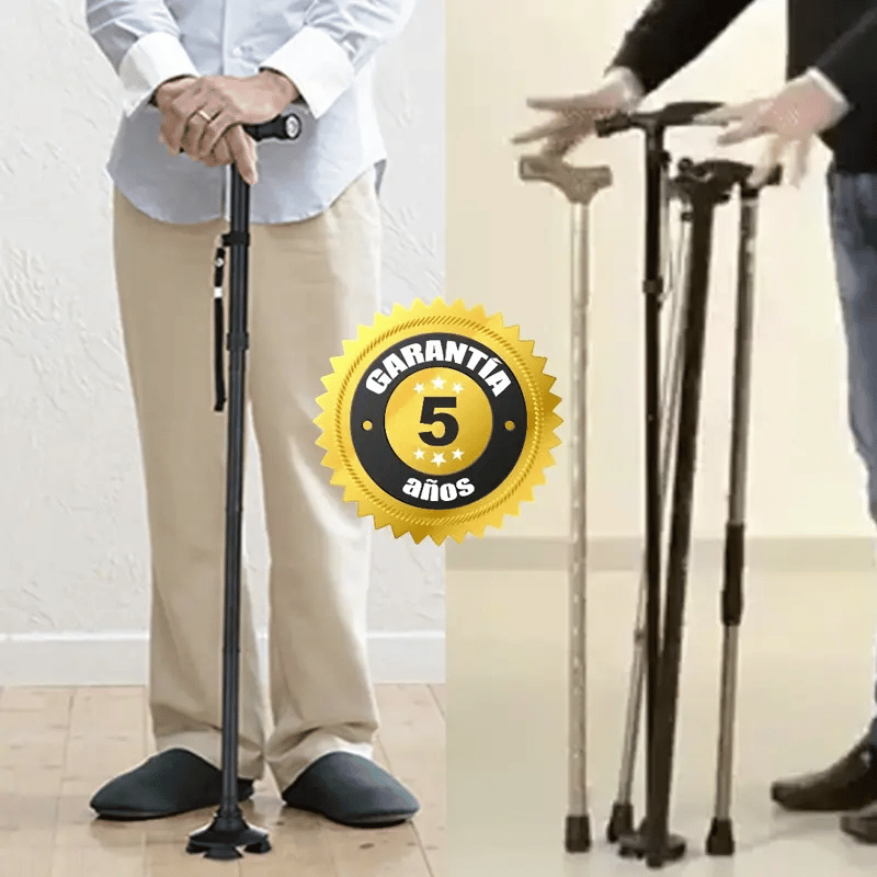Smart Stick™ - El primer bastón que es plegable, tiene linterna y se mantiene de pie por si solo (Precio muy barato, subirá)