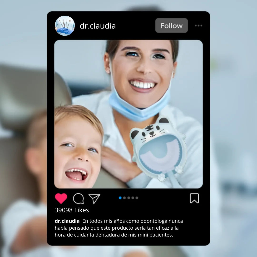 1 + 1 GRATIS | 360 KIDS™ - La forma divertida y eficaz de limpiar los dientes de tus pequeños. (Diseño mejorado, más atractivo para ellos). 4