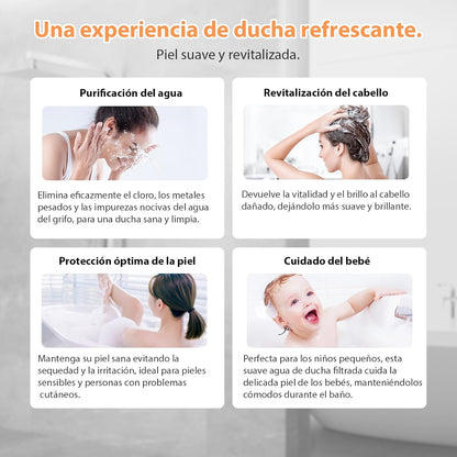 1 +1 GRATIS | HYDROLUXE™ - La única ducha con tecnología airpress que aumenta la presión del agua 4 veces más sin necesidad de obras  (Incluye dos filtros GRATIS)