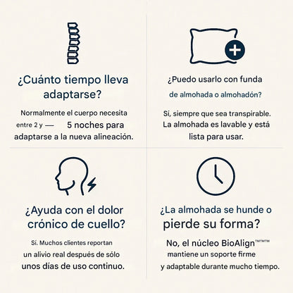 1 + 1 GRATIS | SLEEPFORM™ – Eliminarás el dolor de cuello y volverás a dormir como un bebé. *Fundas termo-reguladoras incluidas. (+ Envío GRATIS)
