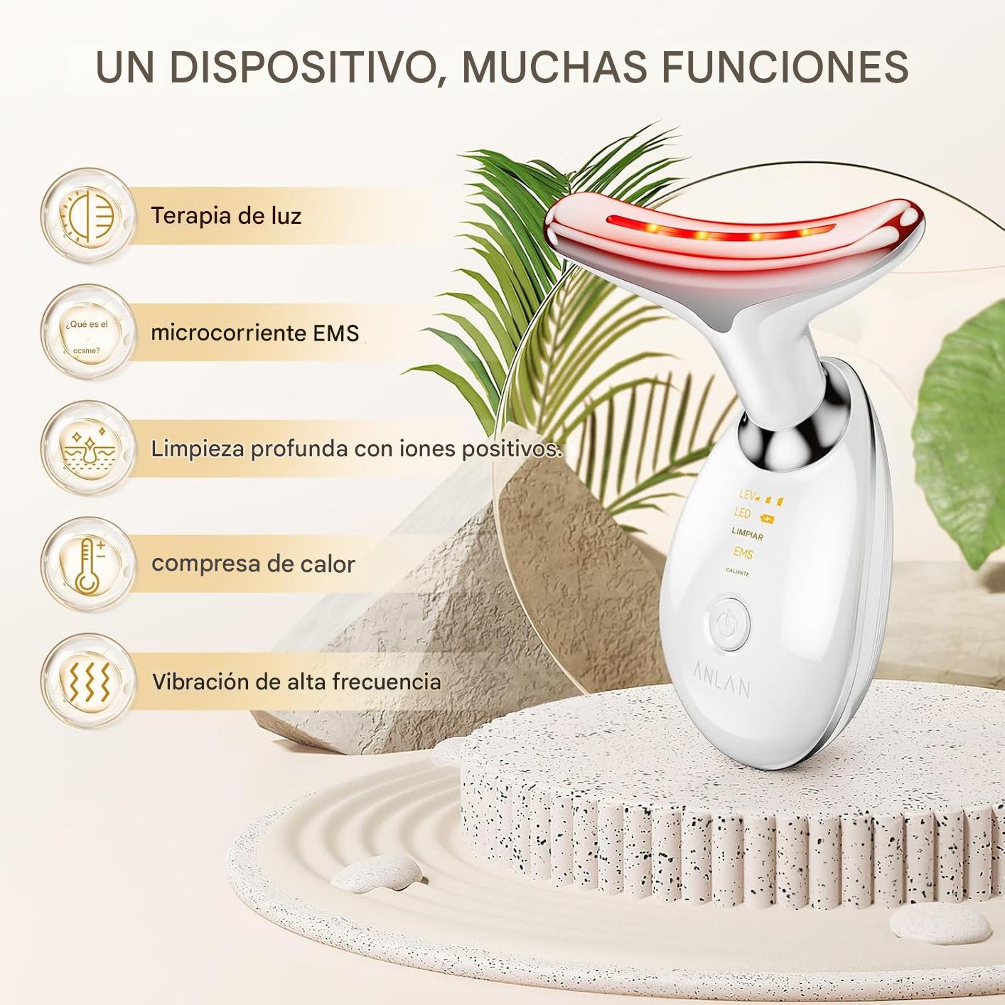 Rutina Binatural™ - Elimina las arrugas del rostro en solo 11 días. Todos te verán reluciente. (Incluye Spray Vitamina C, Bálsamo colágeno y Gratis Masajeador Luz Roja valorado en 80 euros)
