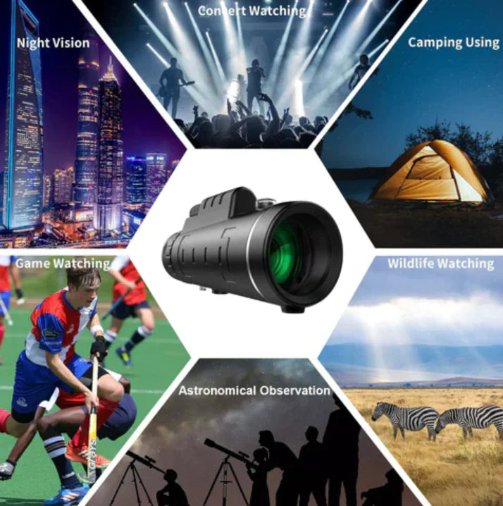 FALCON™ - El primer telescopio con tecnología militar HD que puedes adaptar a tu móvil. (Úsalo de forma adecuada ya que podrías pillar a tu vecina sin nada)
