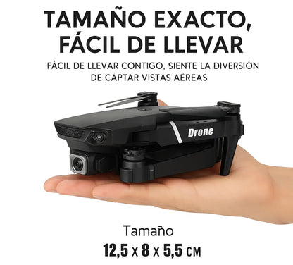 COMPRAS 1 Y TE LLEVAS OTRO GRATIS - Pack FAMILIAR Dron SkyMemories™ | Convierte momentos familiares en recuerdos inolvidables con Envío GRATIS. *(Doble cámara 4K + 2 baterías + Maletín incluido)