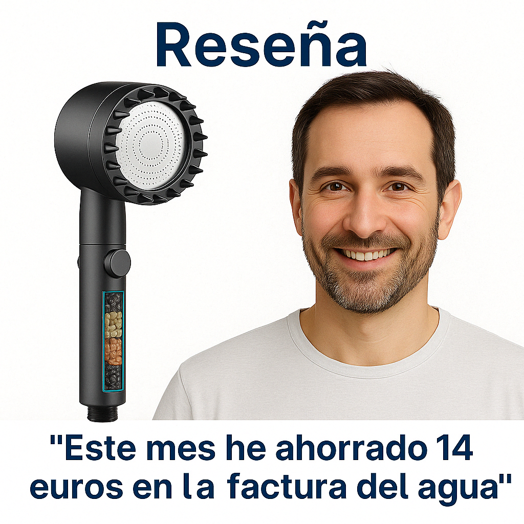 2 x HYDROLUXE ORIGINAL™ - Elimina el cloro y la cal de tu ducha. Y aumenta la presión ahorrando agua en cada uso. Incluye 2 filtros. (+Envío GRATIS).