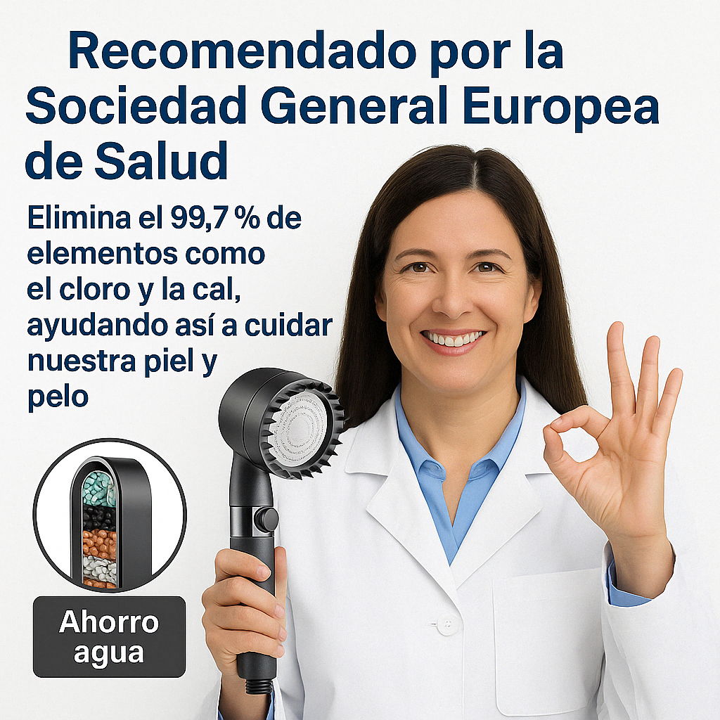 2 x HYDROLUXE ORIGINAL™ - Elimina el cloro y la cal de tu ducha. Y aumenta la presión ahorrando agua en cada uso. Incluye 2 filtros. (+Envío GRATIS).