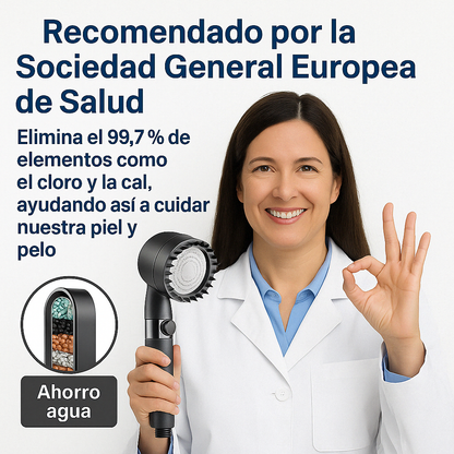 2 x HYDROLUXE ORIGINAL™ - Elimina el cloro y la cal de tu ducha. Y aumenta la presión ahorrando agua en cada uso. Incluye 2 filtros. (+Envío GRATIS).