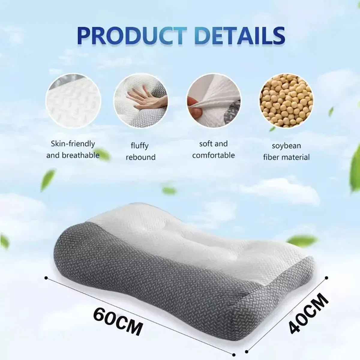 1+1 GRATIS | CONFORTSLEEP™ - La única almohada viscoelástica con tecnologia DobleAltura  que elimina los dolores de cuello al 99,9% en sólo 3 noches . (Incluye fundas GRATIS + 30 noches de prueba)