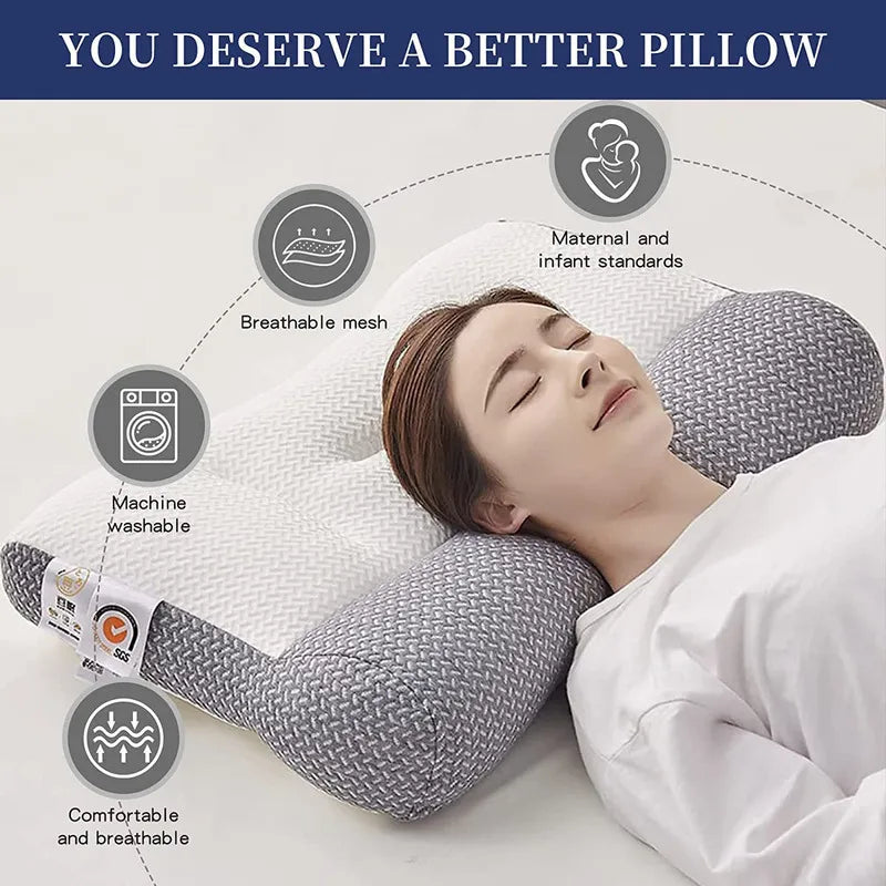 1+1 GRATIS | CONFORTSLEEP™ - La única almohada viscoelástica con tecnologia DobleAltura  que elimina los dolores de cuello al 99,9% en sólo 3 noches . (Incluye fundas GRATIS + 30 noches de prueba)