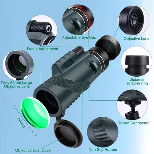 FALCON™ - El primer telescopio con tecnología militar HD que puedes adaptar a tu móvil. (Úsalo de forma adecuada ya que podrías pillar a tu vecina sin nada)