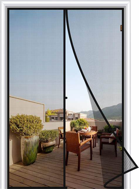 MagneticPRO ORIGINAL™ - La novedosa puerta magnética de cierre automático que mantiene tu casa libre de las tediosas moscas (Tamaño UNIVERSAL 1m x 2m, apto para cualquier superficie)