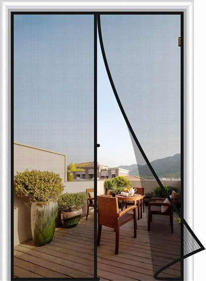 MagneticPRO ORIGINAL™ - La novedosa puerta magnética de cierre automático que mantiene tu casa libre de las tediosas moscas (Tamaño UNIVERSAL 1m x 2m, apto para cualquier superficie)