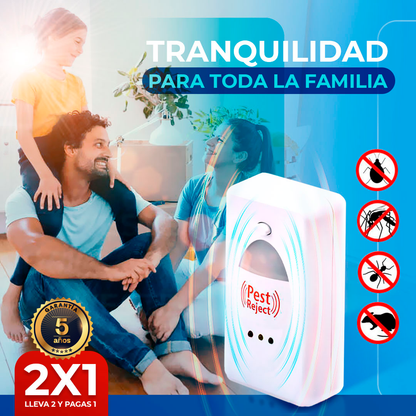 1 + 1 GRATIS | PestReject 3.0™ - La forma más económica de proteger a tu familia de las plagas (Tecnología ULTRASÓNICA que cubre hasta 200m²) oferta