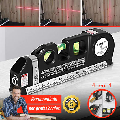Level PRO™ 4 en 1 - Divide el esfuerzo de tu trabajo entre 4. (Mide, nivela, puntea y aplica laser para medidas difíciles) 6