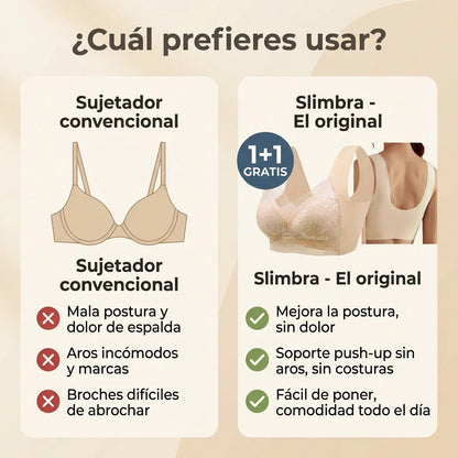 1+1 GRATIS | Slimbra™ - El primer sujetador con tecnologia slim con el que recuperaras tu postura de hace 5 años y te olvidarás del dolor