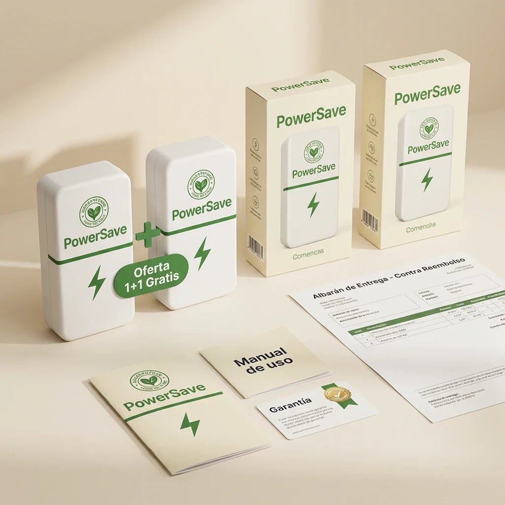 1 + 1 GRATIS | PowerSAVE™ - Elimina los picos de tensión y ahorra en la factura de la luz. *No tienes que hacer mantenimiento.