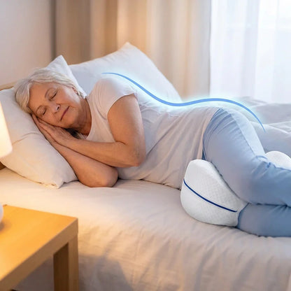 Almohada ErgoBack™ - La primera almohada viscoelástica con tecnología curve que elimina el dolor de espalda y alivia tu ciáticia desde la primera noche. (Hoy incluye GRATIS plantillas ortopédicas de gel talla adaptable)