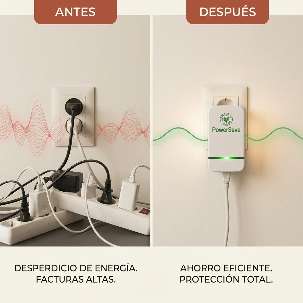 1 + 1 GRATIS | PowerSAVE™ - Elimina los picos de tensión y ahorra en la factura de la luz. *No tienes que hacer mantenimiento. TB
