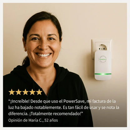 1 + 1 GRATIS | PowerSAVE™ - Elimina los picos de tensión y ahorra en la factura de la luz. *No tienes que hacer mantenimiento.