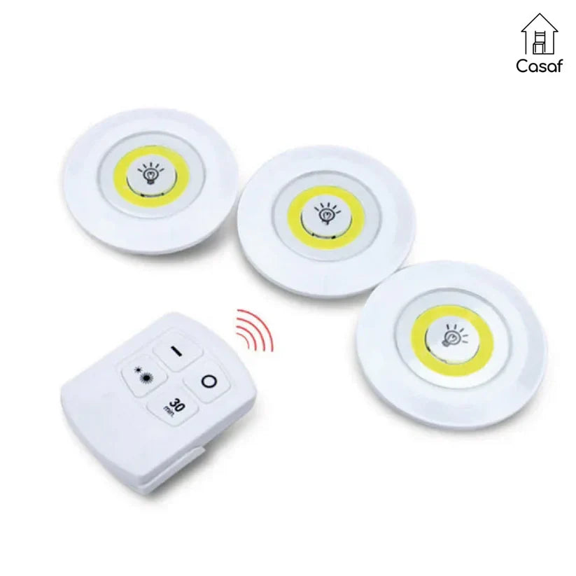 3 x PATHLED™ - Ya no es necesario agujerear la pared para tener luz. (Incluye mando a distancia GRATIS).