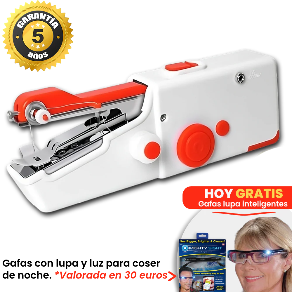 GINGER ECO™ - La primera máquina portátil de alta costura. (Hoy Regalo Gafas inteligentes).