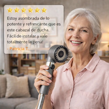 2 x HYDROLUXE ORIGINAL™ - La única ducha que elimina la piel seca y la caida del cabello al 100% gracias a su filtro de 14 capas  (Incluye dos filtros GRATIS) a.p